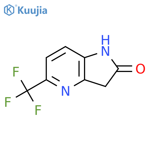 5-(Trifluoromethyl)-1H,2H,3H-pyrrolo[3,2-B]pyridin-2-one structure