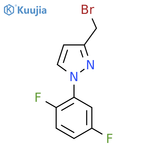 3-(Bromomethyl)-1-(2,5-difluorophenyl)-1H-pyrazole structure