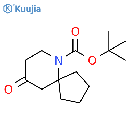6-Azaspiro[4.5]decane-6-carboxylic acid, 9-oxo-, 1,1-dimethylethyl ester structure