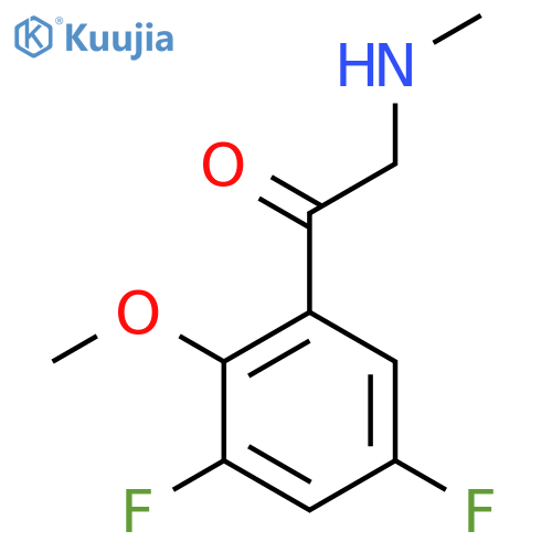 1-(3,5-difluoro-2-methoxyphenyl)-2-(methylamino)ethan-1-one structure