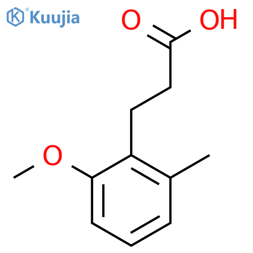3-(2-methoxy-6-methylphenyl)propanoic acid structure
