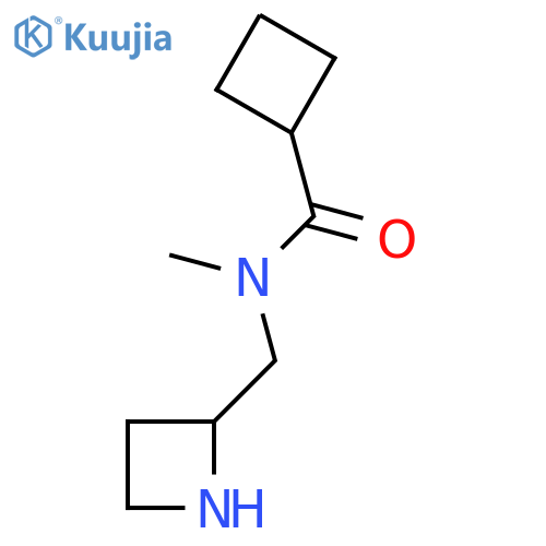 N-[(Azetidin-2-yl)methyl]-N-methylcyclobutanecarboxamide structure