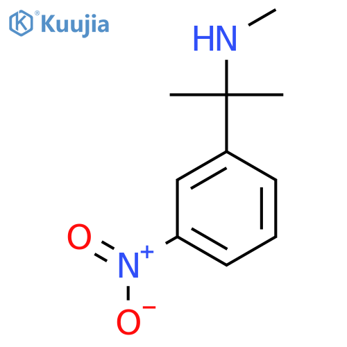 Methyl[2-(3-nitrophenyl)propan-2-yl]amine structure