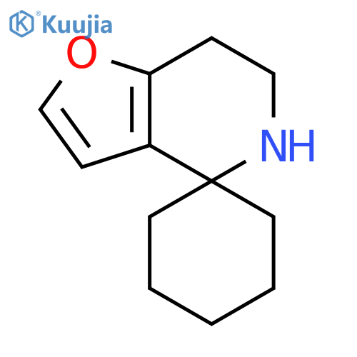 6',7'-dihydro-5'H-spirocyclohexane-1,4'-furo3,2-cpyridine structure