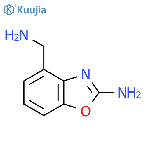 4-(Aminomethyl)benzo[d]oxazol-2-amine structure