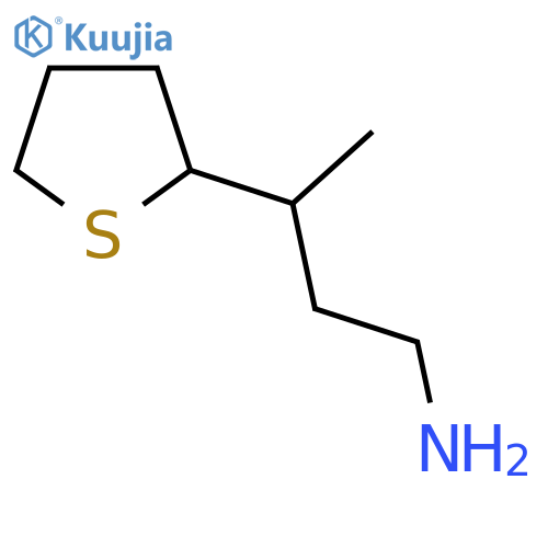 3-(Thiolan-2-yl)butan-1-amine structure
