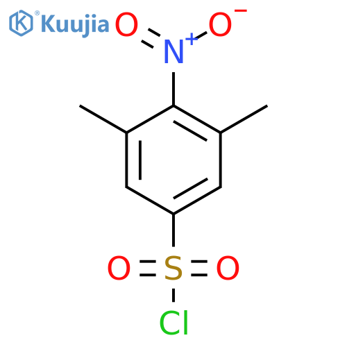 3,5-Dimethyl-4-nitrobenzenesulfonyl chloride structure