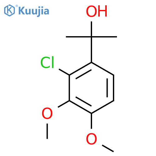 2-(2-Chloro-3,4-dimethoxyphenyl)propan-2-ol structure