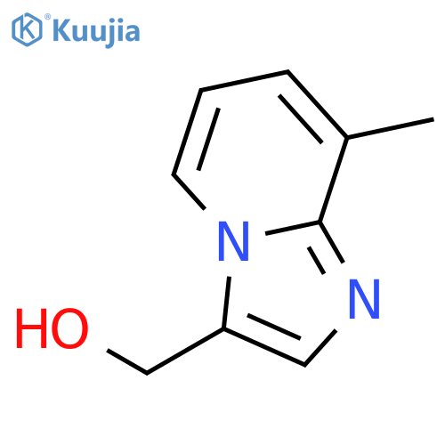 (8-Methylimidazo1,2-apyridin-3-yl)methanol structure