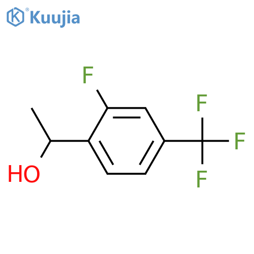 1-(2-FLUORO-4-(TRIFLUOROMETHYL)PHENYL)ETHAN-1-OL structure