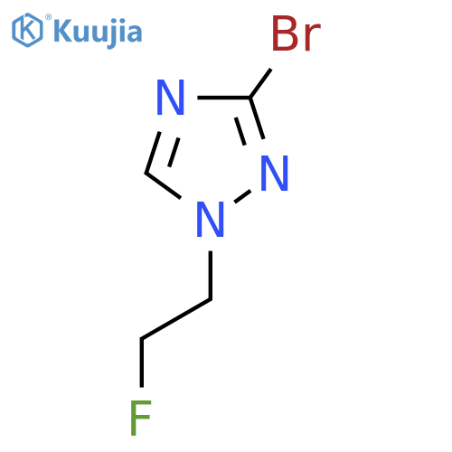 3-Bromo-1-(2-fluoroethyl)-1H-1,2,4-triazole structure