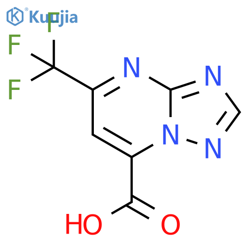 [1,2,4]Triazolo[1,5-a]pyrimidine-7-carboxylic acid, 5-(trifluoromethyl)- structure