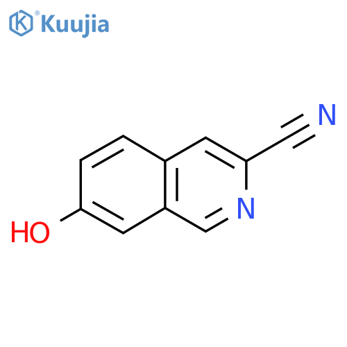 7-Hydroxyisoquinoline-3-carbonitrile structure
