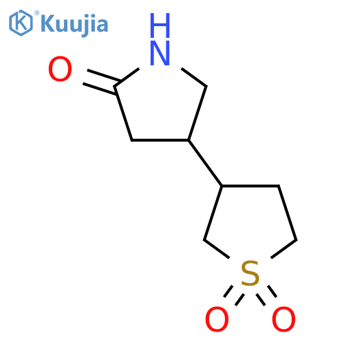 3-(5-oxopyrrolidin-3-yl)-1lambda6-thiolane-1,1-dione structure