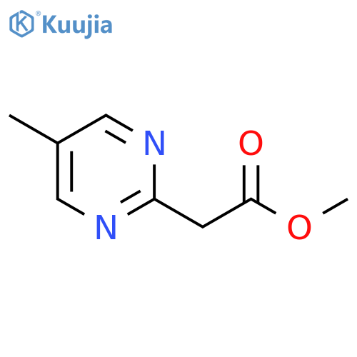 Methyl 5-methylpyrimidine-2-acetate structure