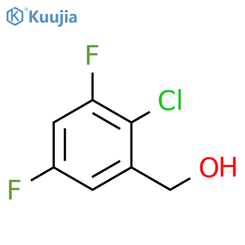 2-Chloro-3,5-difluorobenzyl alcohol structure