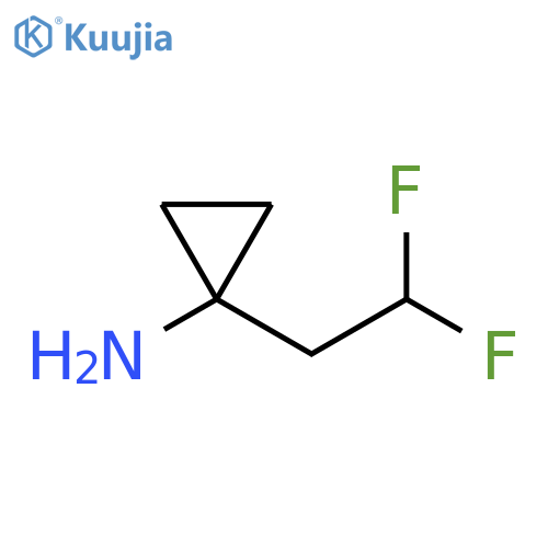 1-(2,2-difluoroethyl)cyclopropan-1-amine structure