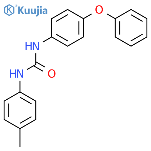 1-(4-methylphenyl)-3-(4-phenoxyphenyl)urea structure