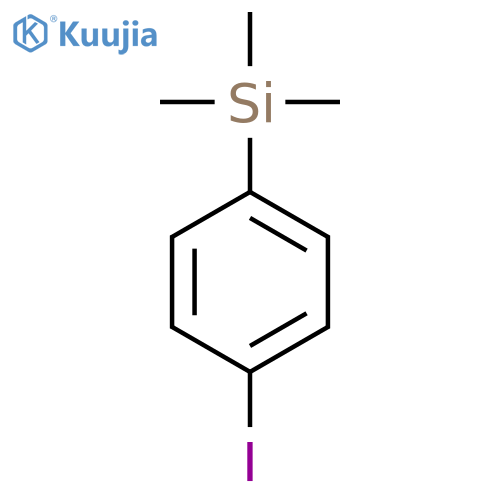 Silane, (4-iodophenyl)trimethyl- structure