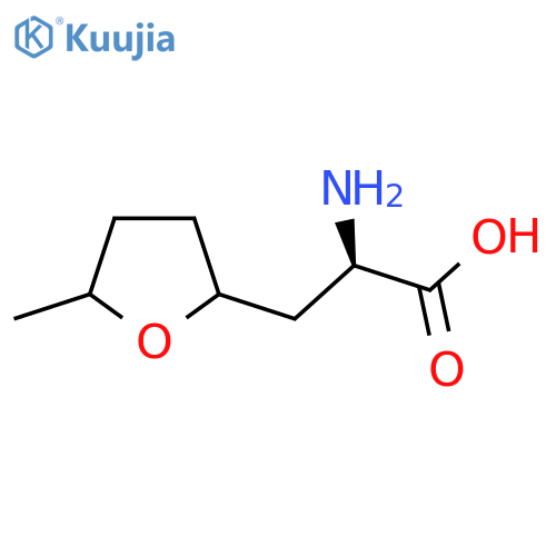 (2R)-2-Amino-3-(5-methyloxolan-2-yl)propanoic acid structure