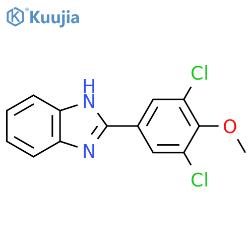 2-(3,5-Dichloro-4-methoxyphenyl)-1H-benzo[d]imidazole structure