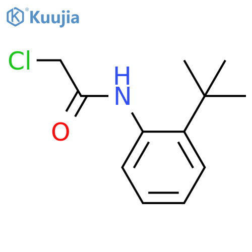 Acetamide, 2-chloro-N-[2-(1,1-dimethylethyl)phenyl]- structure