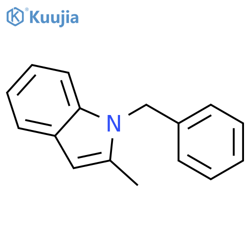1-Benzyl-2-methyl-1H-indole structure