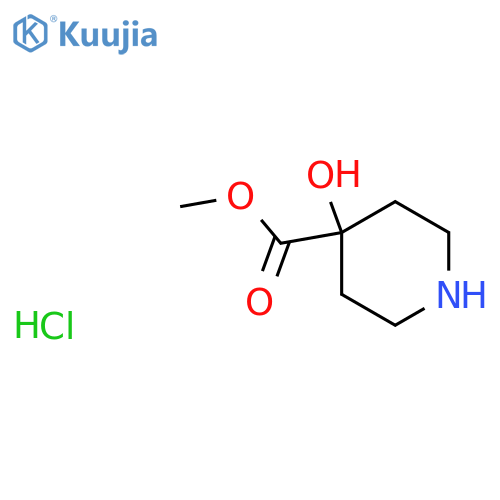 Methyl 4-hydroxypiperidine-4-carboxylate hydrochloride structure
