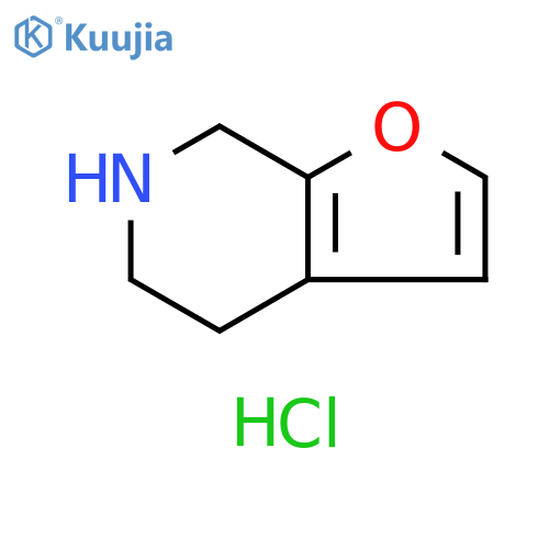4,5,6,7-Tetrahydrofuro[2,3-c]pyridine hydrochloride structure