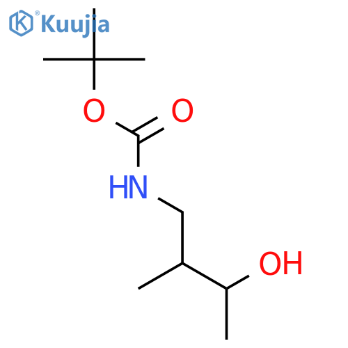 Carbamic acid,(3-hydroxy-2-methylbutyl)-, 1,1-dimethylethyl ester (9CI) structure