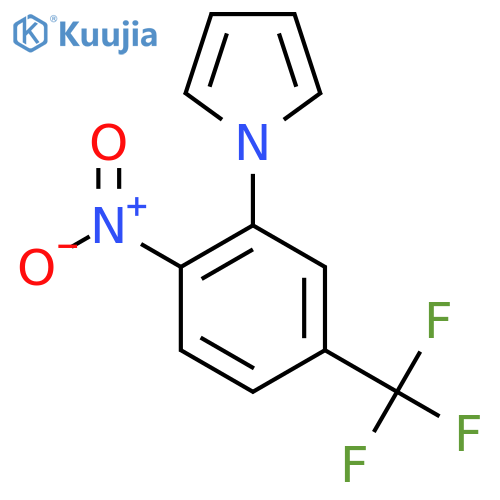 1-[2-Nitro-5-(trifluoromethyl)phenyl]pyrrole structure