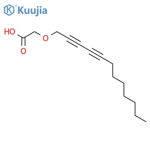 (dodeca-2,4-diyn-1-yloxy)acetic acid structure