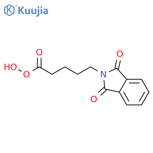 5-(1,3-Dioxo-1,3-dihydro-2H-isoindol-2-yl)pentaneperoxoic acid structure