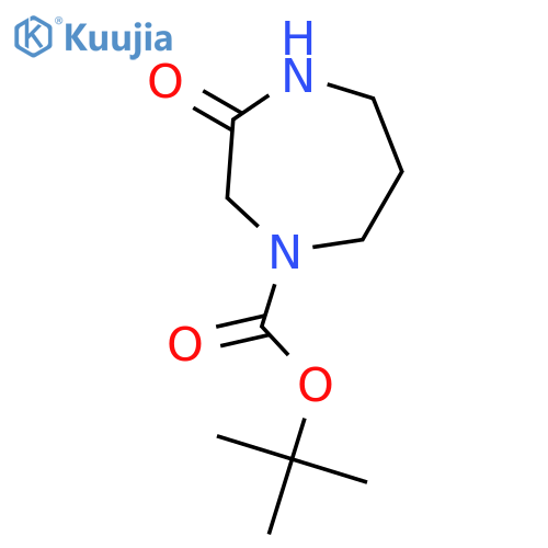 Tert-butyl 3-oxo-1,4-diazepane-1-carboxylate structure