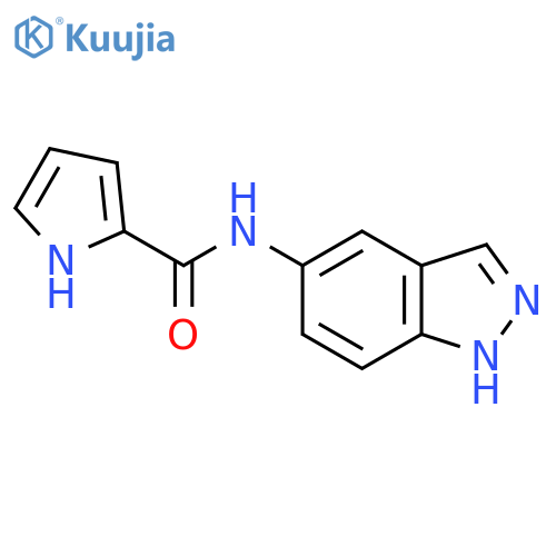 N-(1H-indazol-5-yl)-1H-pyrrole-2-carboxamide structure