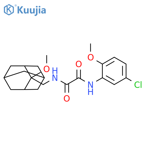 Ethanediamide, N1-(5-chloro-2-methoxyphenyl)-N2-[(2-methoxytricyclo[3.3.1.13,7]dec-2-yl)methyl]- structure