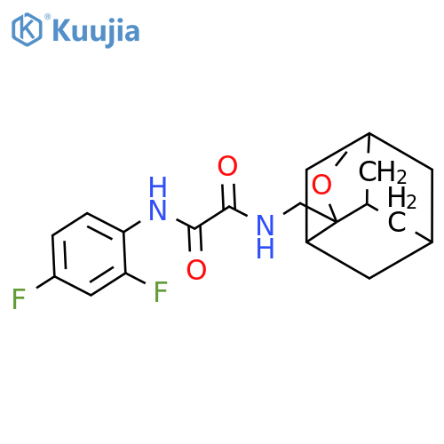 Ethanediamide, N1-(2,4-difluorophenyl)-N2-[(2-methoxytricyclo[3.3.1.13,7]dec-2-yl)methyl]- structure
