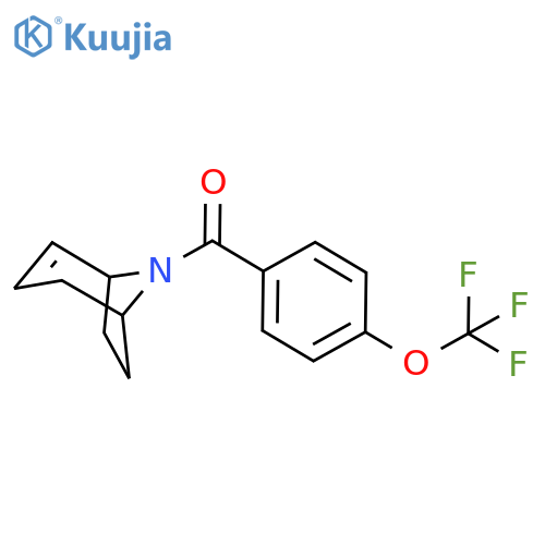 8-Azabicyclo[3.2.1]oct-2-en-8-yl[4-(trifluoromethoxy)phenyl]methanone structure