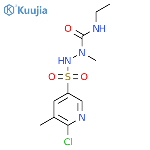 1-(6-Chloro-5-methylpyridine-3-sulfonamido)-3-ethyl-1-methylurea structure