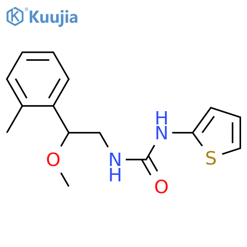 1-[2-methoxy-2-(2-methylphenyl)ethyl]-3-thiophen-2-ylurea structure