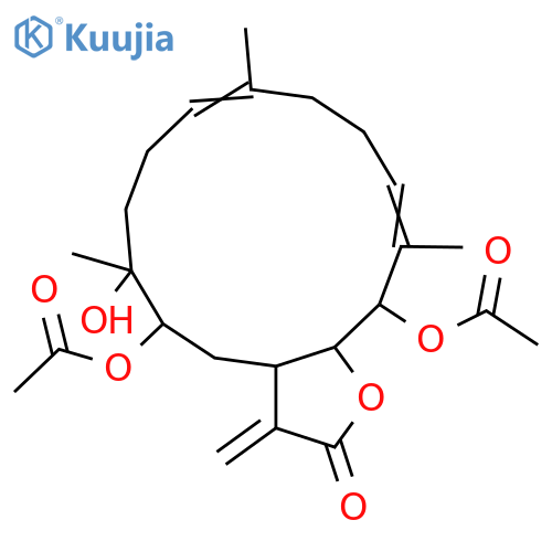 3,4,13-Trihydroxy-7,11,15(17)-cembratrien-16,14-olide; (1R,3S,4S,7E,11E,13S,14R)-form, 3,13-Di-Ac structure