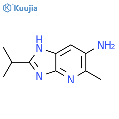 5-methyl-2-(propan-2-yl)-3H-imidazo[4,5-b]pyridin-6-amine structure