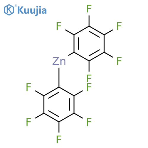 Bis(Pentafluorophenyl)Zinc structure