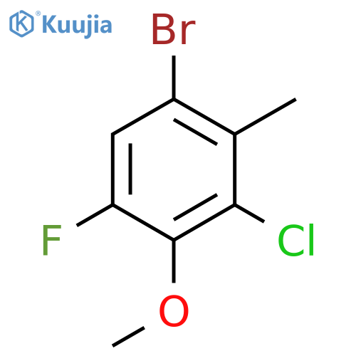 2-Chloro-4-fluoro-5-iodo-3-methoxy-1-methylbenzene structure