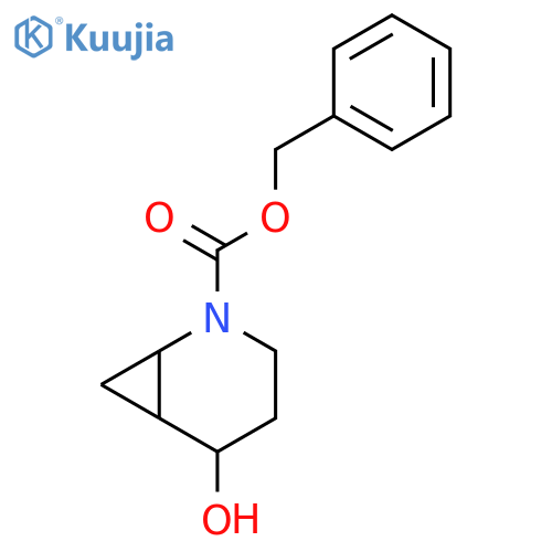 2-Azabicyclo[4.1.0]heptane-2-carboxylic acid, 5-hydroxy-, phenylmethyl ester structure