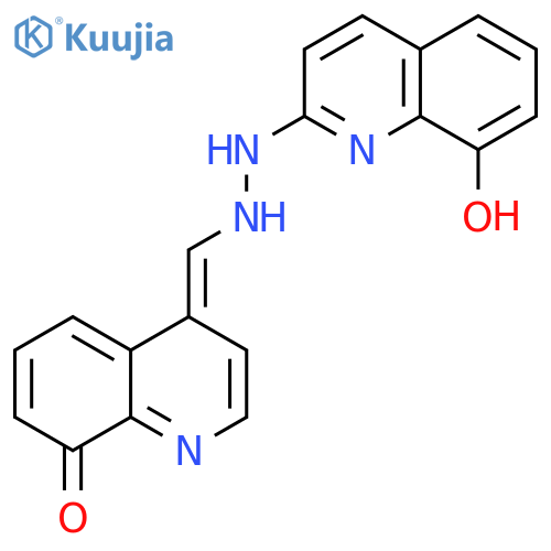 (4e)-4-[[2-(8-hydroxyquinolin-2-yl)hydrazinyl]methylidene]quinolin-8-one structure