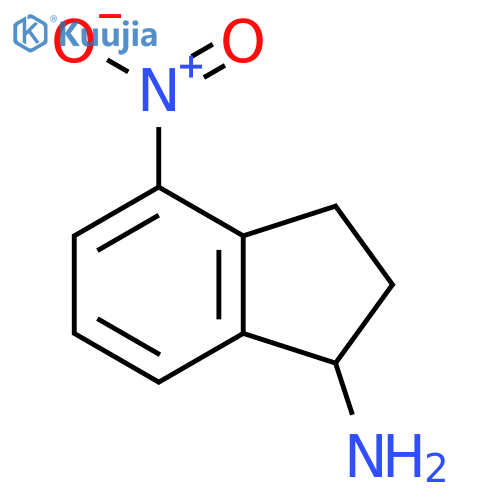 4-Nitro-2,3-dihydro-1h-inden-1-amine structure