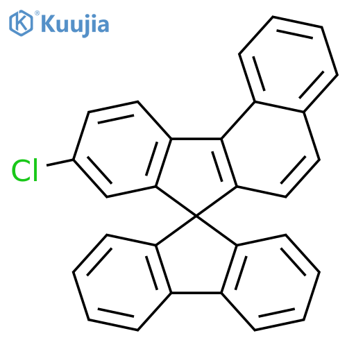 Spiro[7H-benzo[c]fluorene-7,9'-[9H]fluorene], 9-chloro- structure