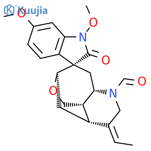 (1R,2S,4S,7Z,8R,9S)-7-ethylidene-1',6'-dimethoxy-2'-oxospiro[11-oxa-5-azatricyclo[6.3.1.04,9]dodecane-2,3'-indole]-5-carbaldehyde structure