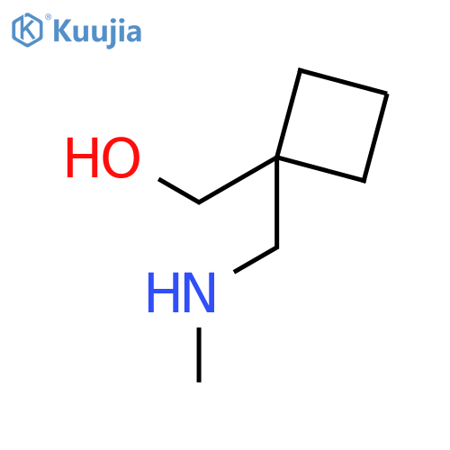 {1-[(methylamino)methyl]cyclobutyl}methanol structure